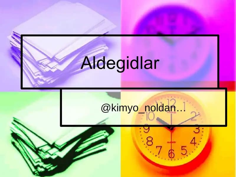 Aldegidlar
