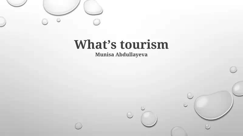 Barqaror Turizm Amaliyoti