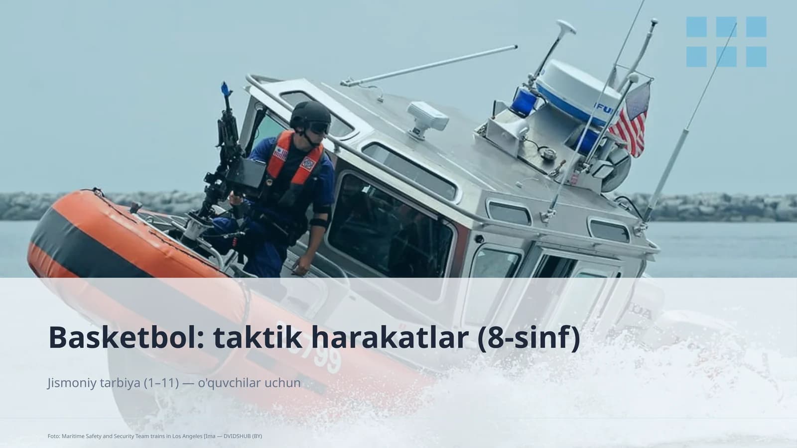 Basketbol: taktik harakatlar (8-sinf)