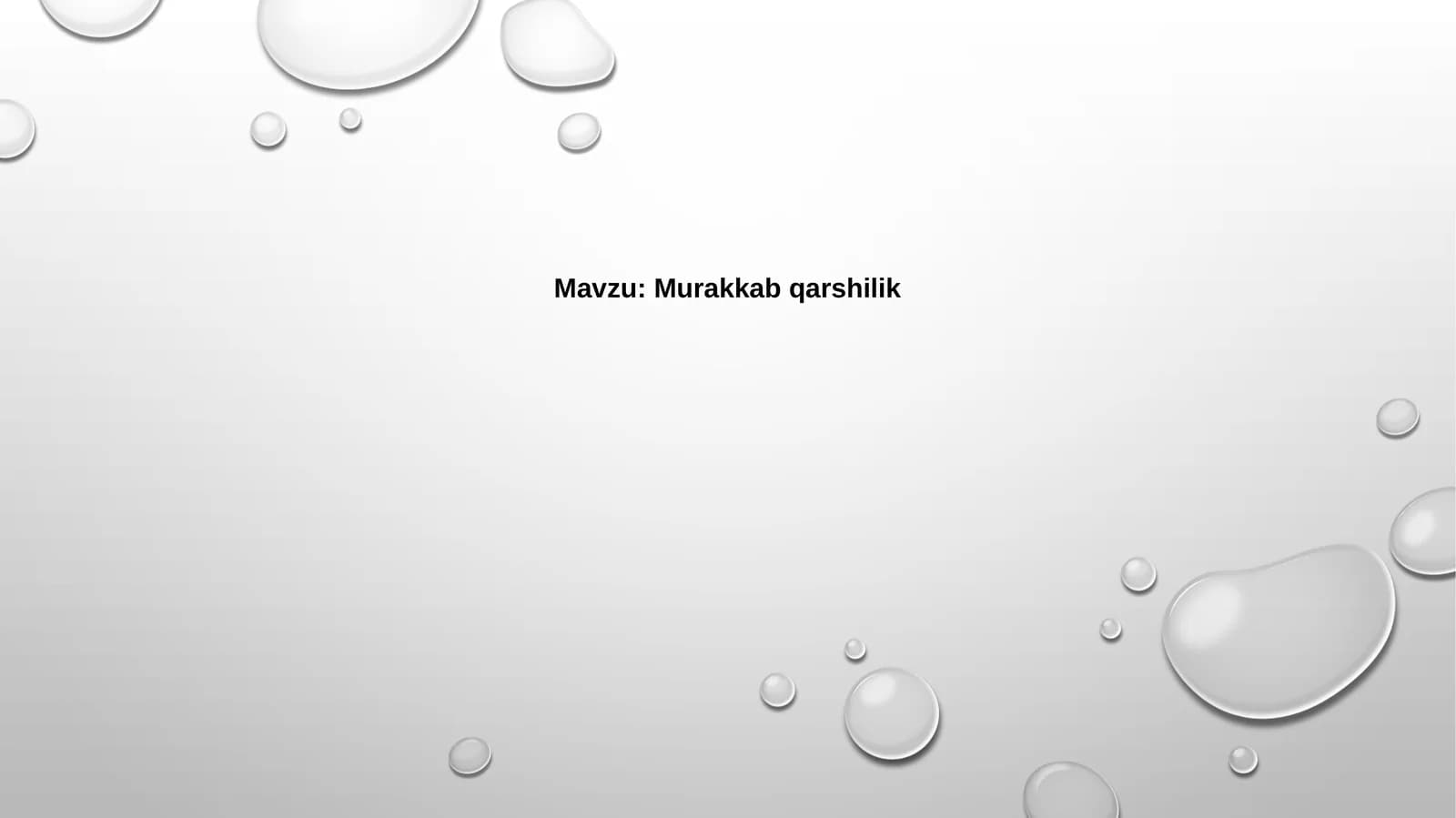 Murakkabqarshilik