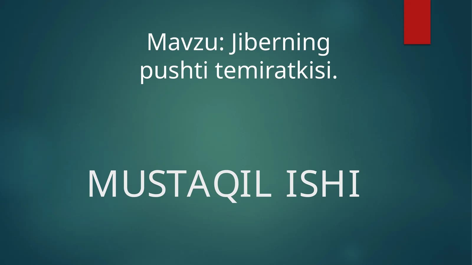 Jiberning pushti temiratkisi