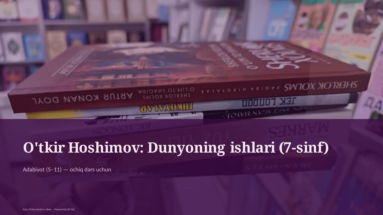O'tkir Hoshimov: Dunyoning ishlari (7-sinf)