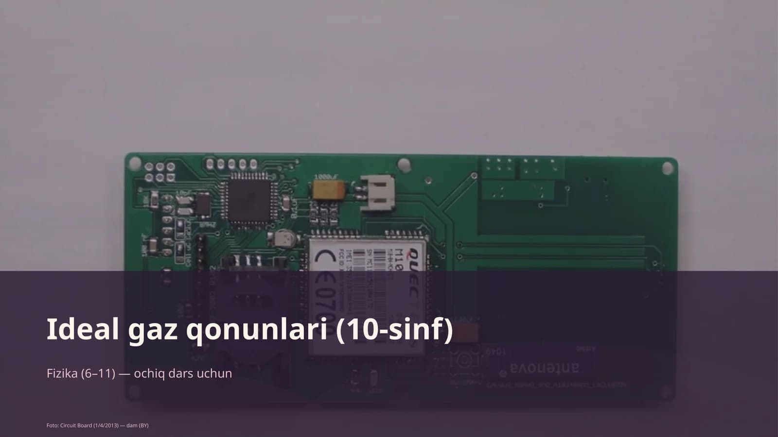 Ideal gaz qonunlari (10-sinf)