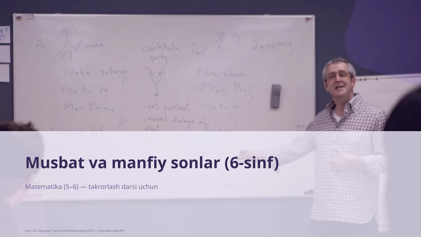 Musbat va manfiy sonlar (6-sinf)