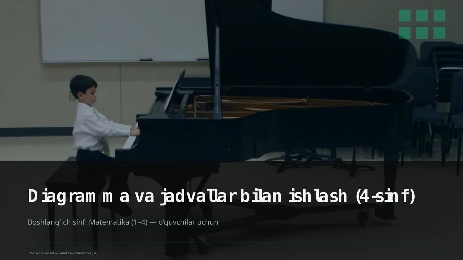 Diagramma va jadvallar bilan ishlash (4-sinf)