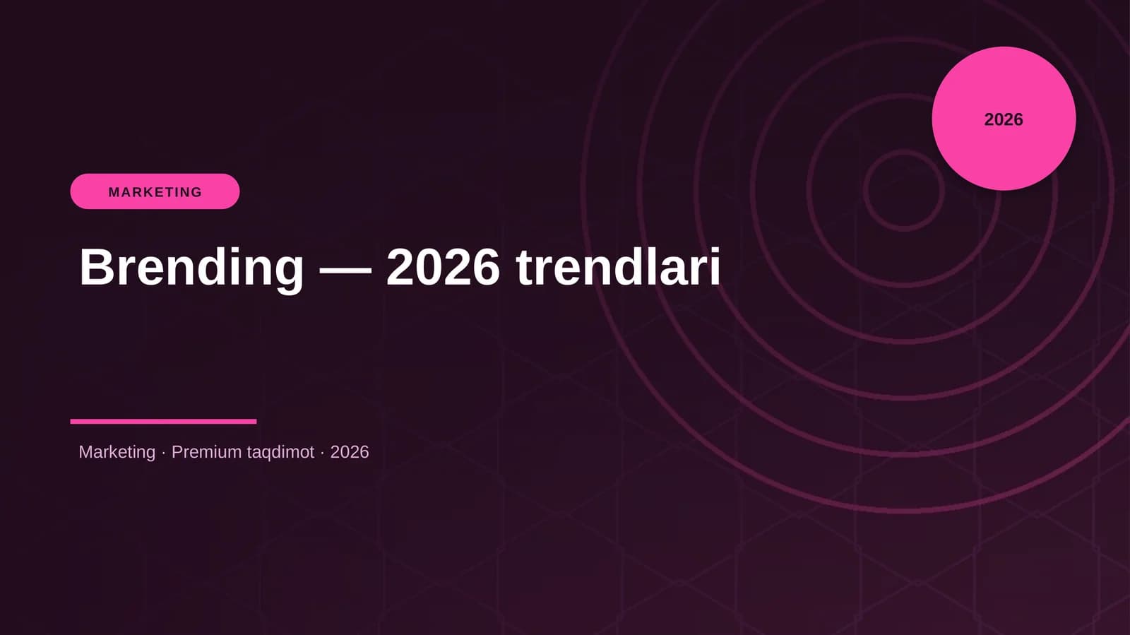 Brending — 2026 trendlari