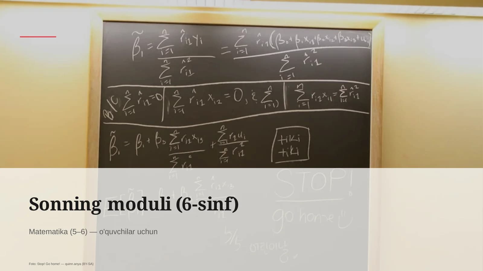 Sonning moduli (6-sinf)