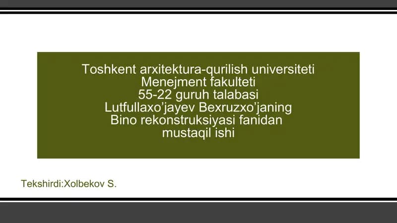 Rekonstruksiya