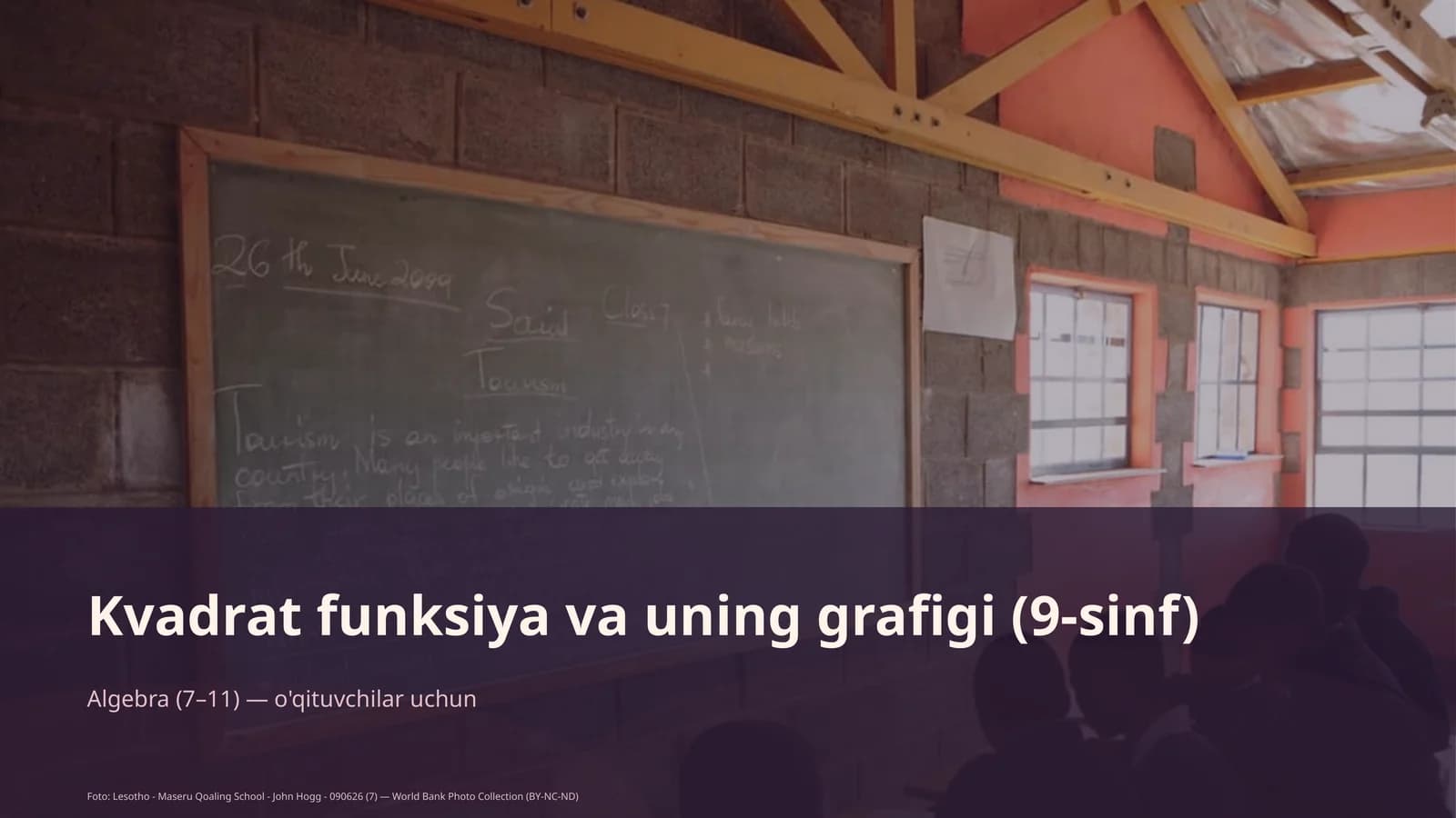 Kvadrat funksiya va uning grafigi (9-sinf)