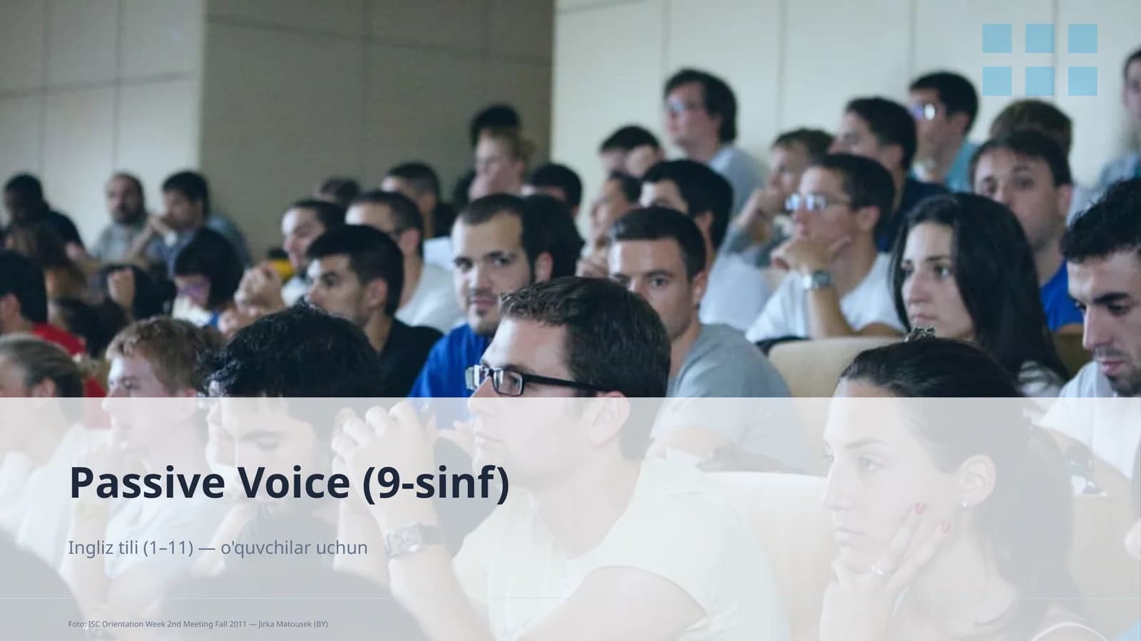 Passive Voice (9-sinf)