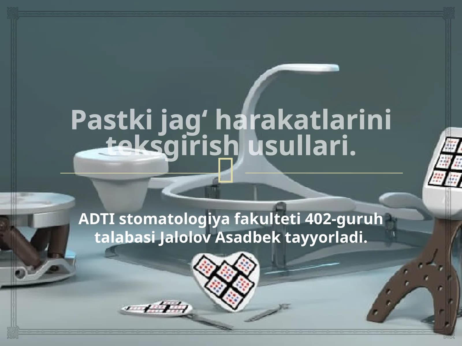 Pastki jagʻ harakatlarini teksgirish usullari.