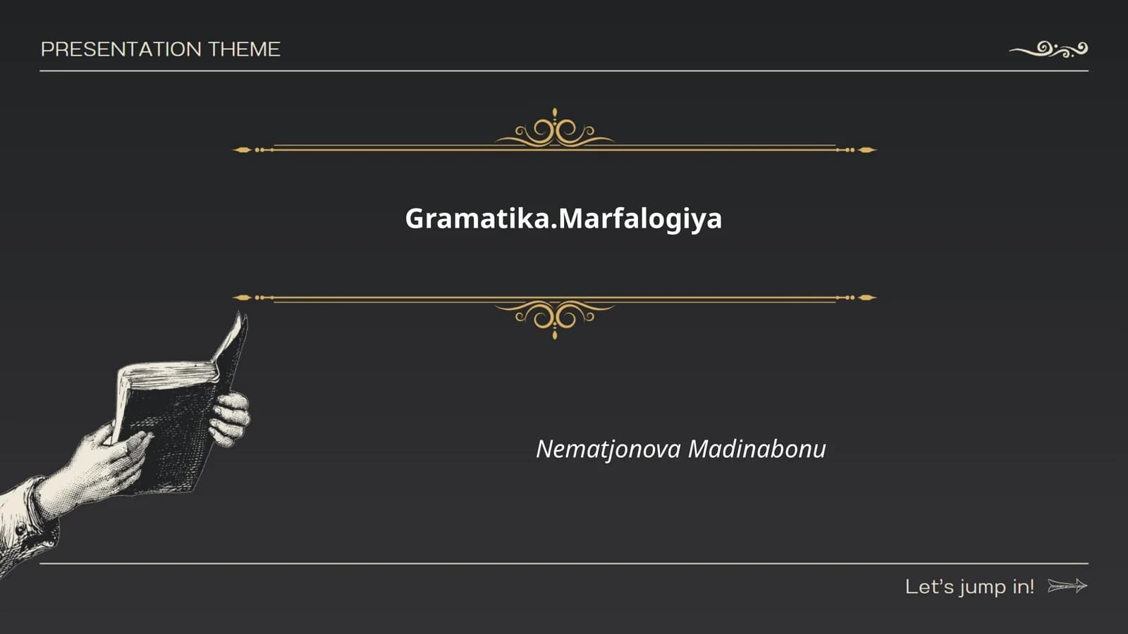 Gramatika.Marfalogiya