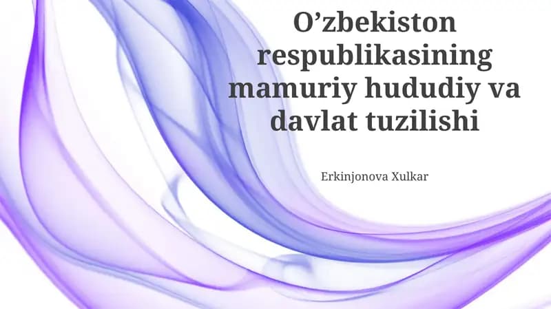 Maʼmuriy-hududiy birliklarning vazifalari