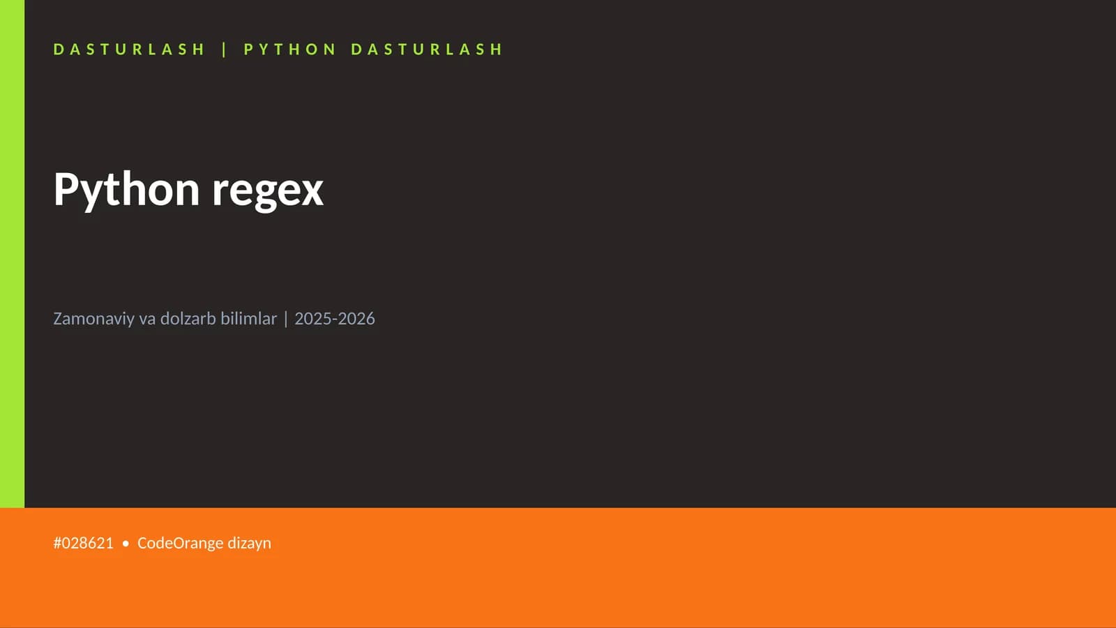 Python regex