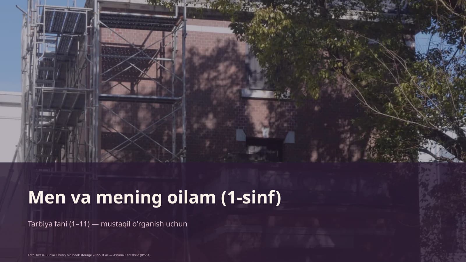 Men va mening oilam (1-sinf)