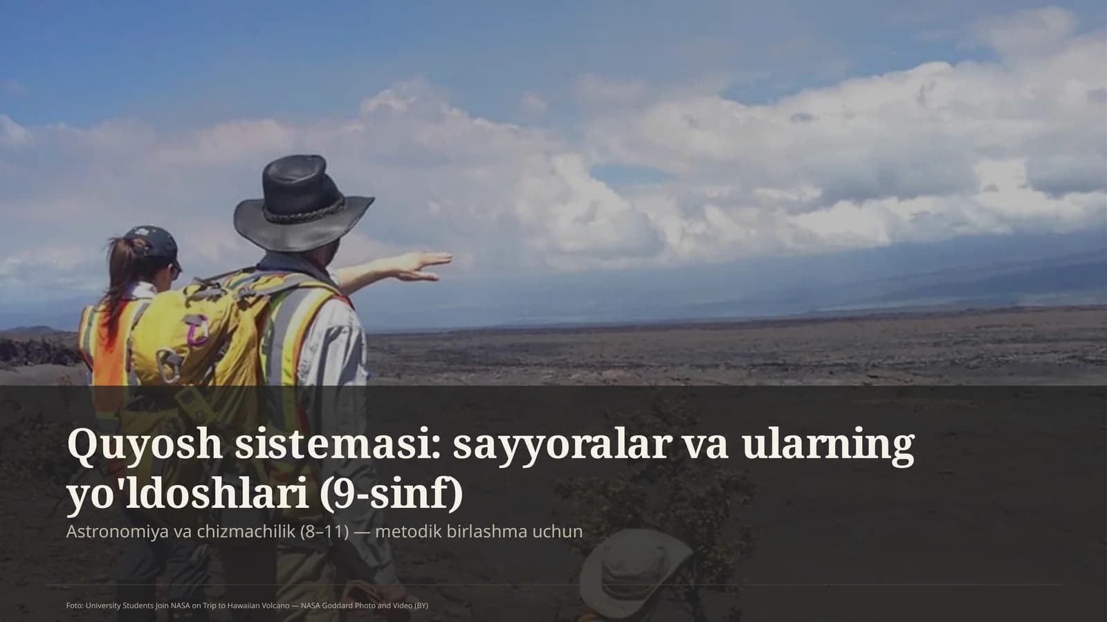Quyosh sistemasi: sayyoralar va ularning yo'ldoshlari (9-sinf)