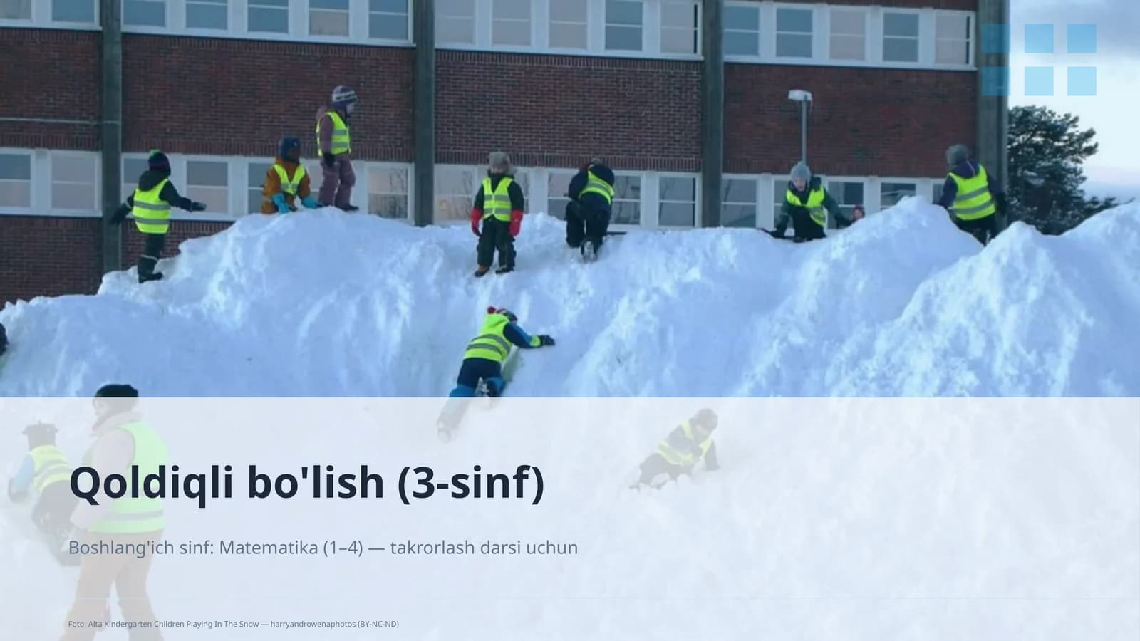 Qoldiqli bo'lish (3-sinf)