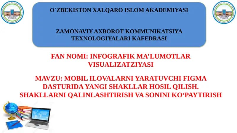 INFOGRAFIK MA’LUMOTLAR VISUALIZATZIYASI
