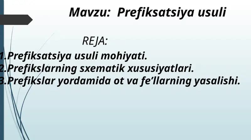 Prefiksatsiyausuli