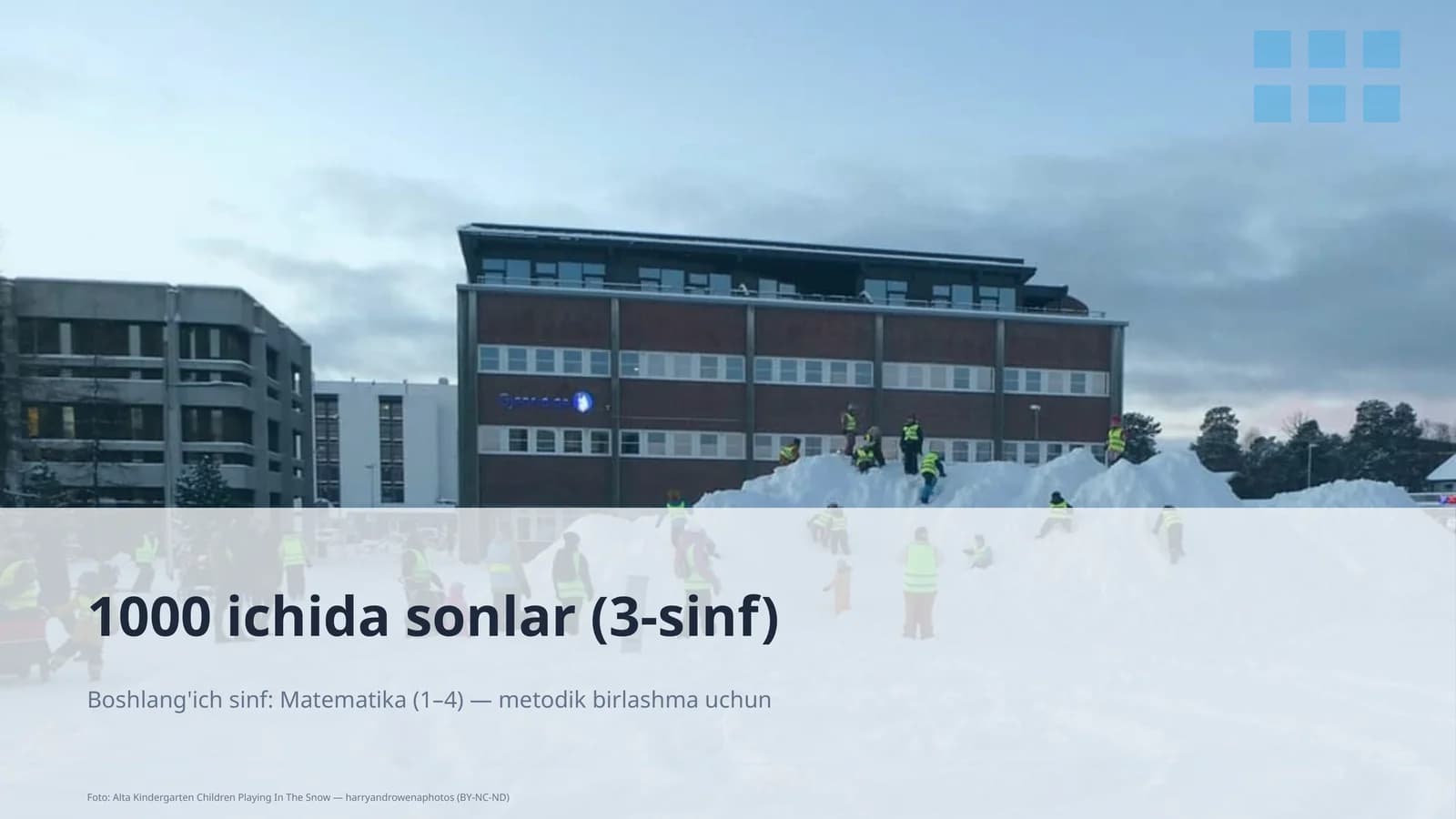 1000 ichida sonlar (3-sinf)