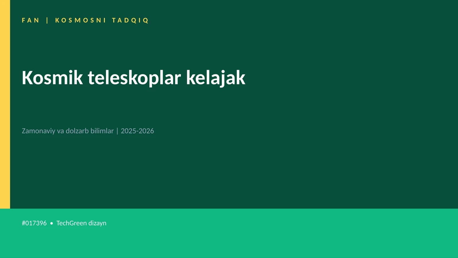 KOSMOSNI TADQIQ