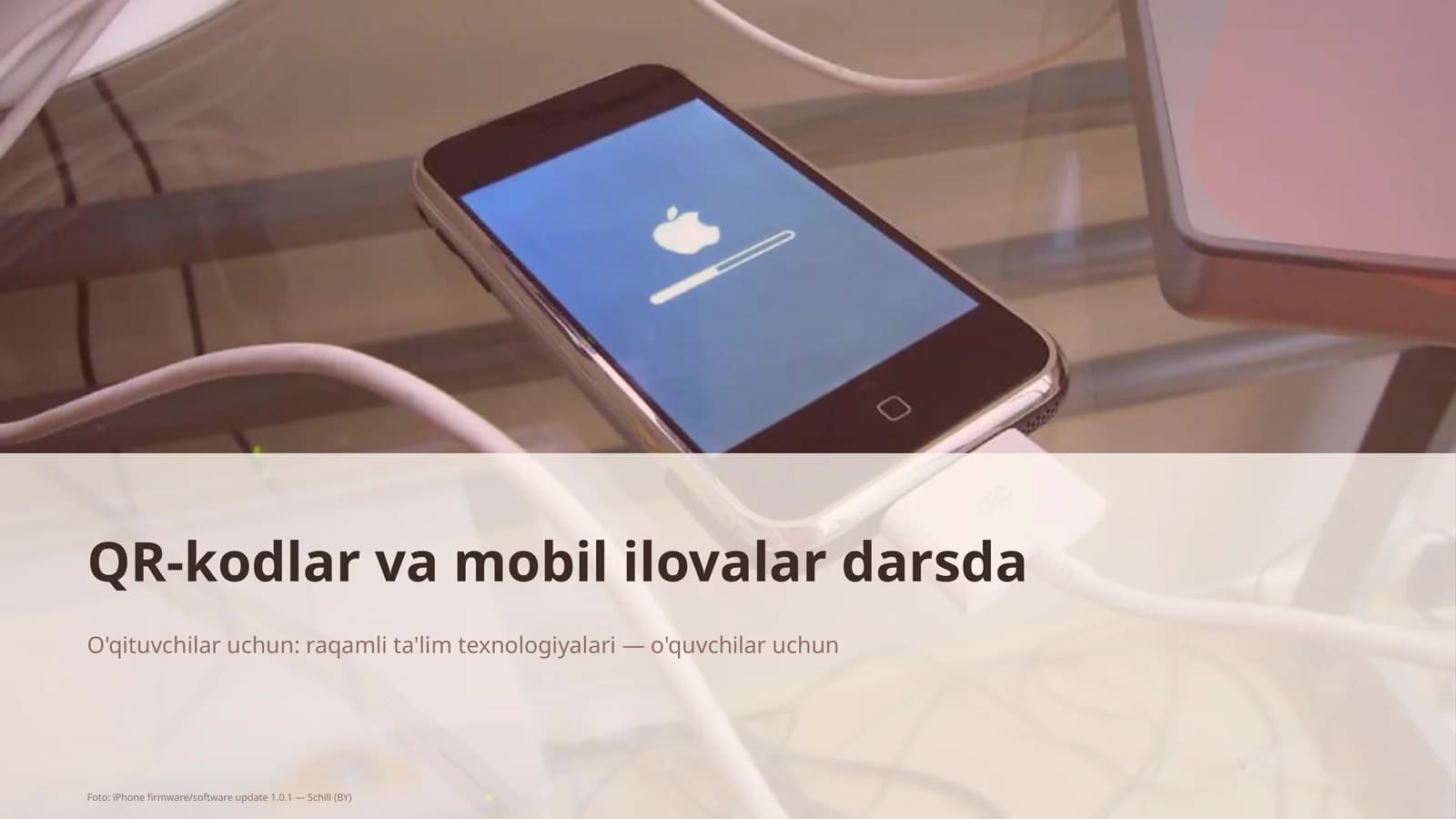 QR-kodlar va mobil ilovalar darsda