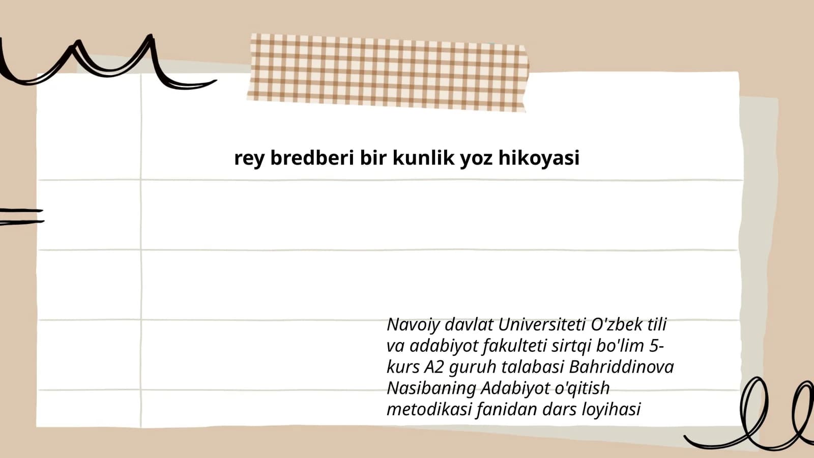 Adabiyot o'qitish metodikasi
