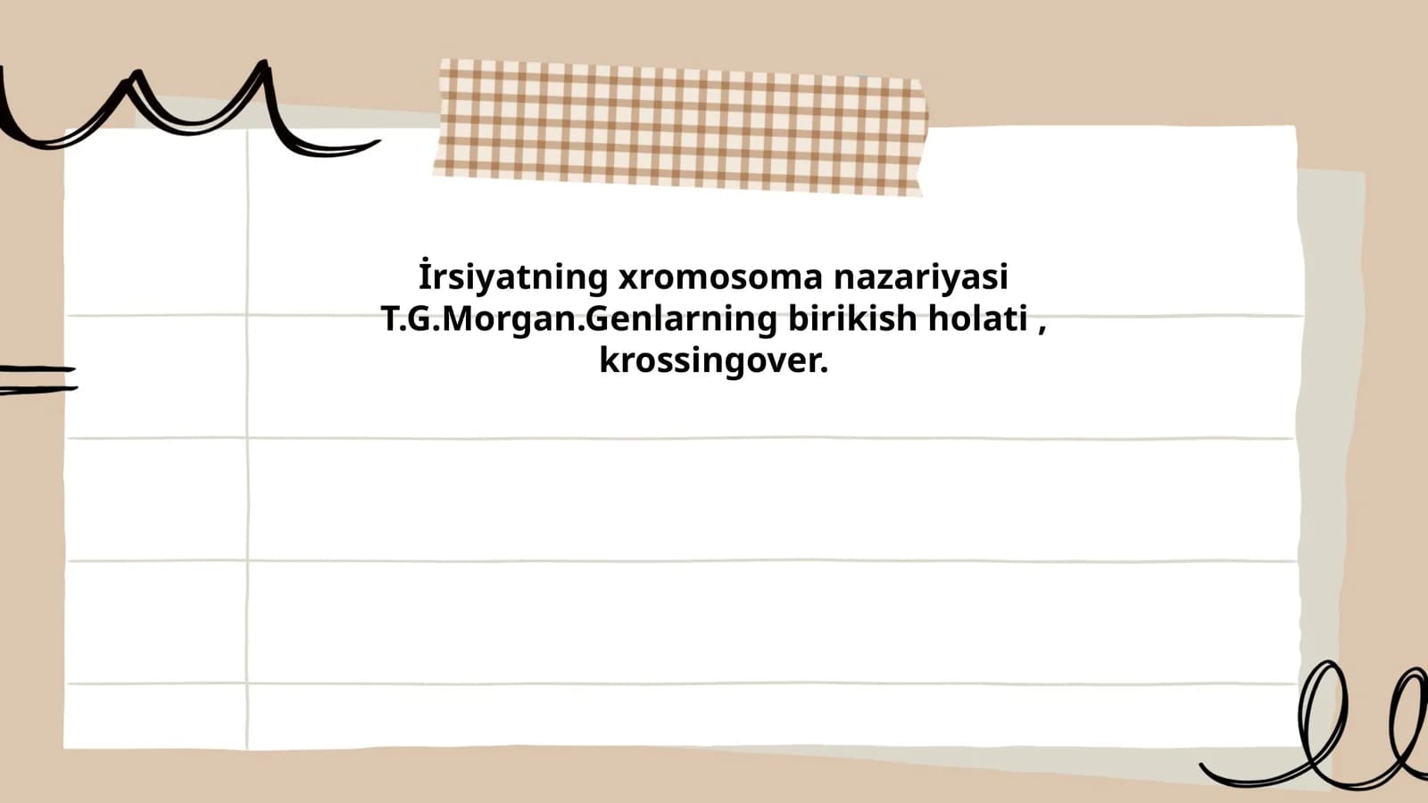 İrsiyatning xromosoma nazariyasi