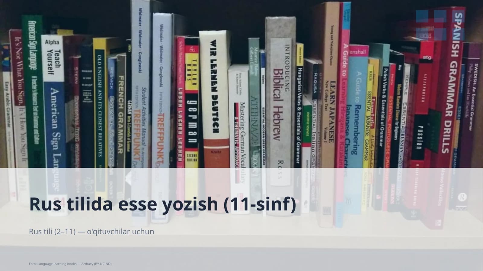 Rus tilida esse yozish (11-sinf)