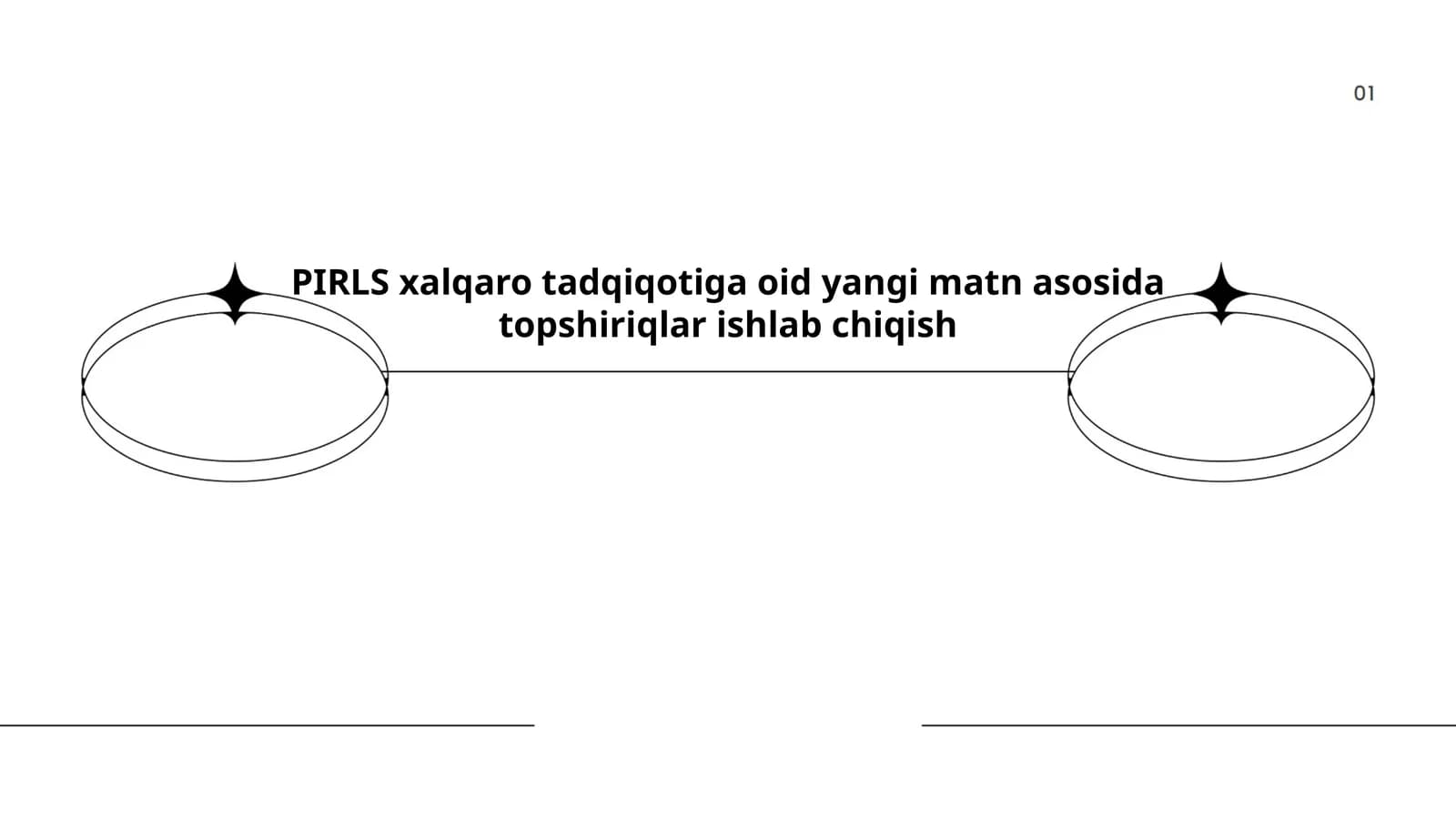 PIRLS xalqaro tadqiqotiga oid yangi matn asosida topshiriqlar ishlab chiqish