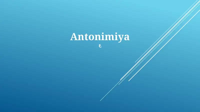 Antonimiya