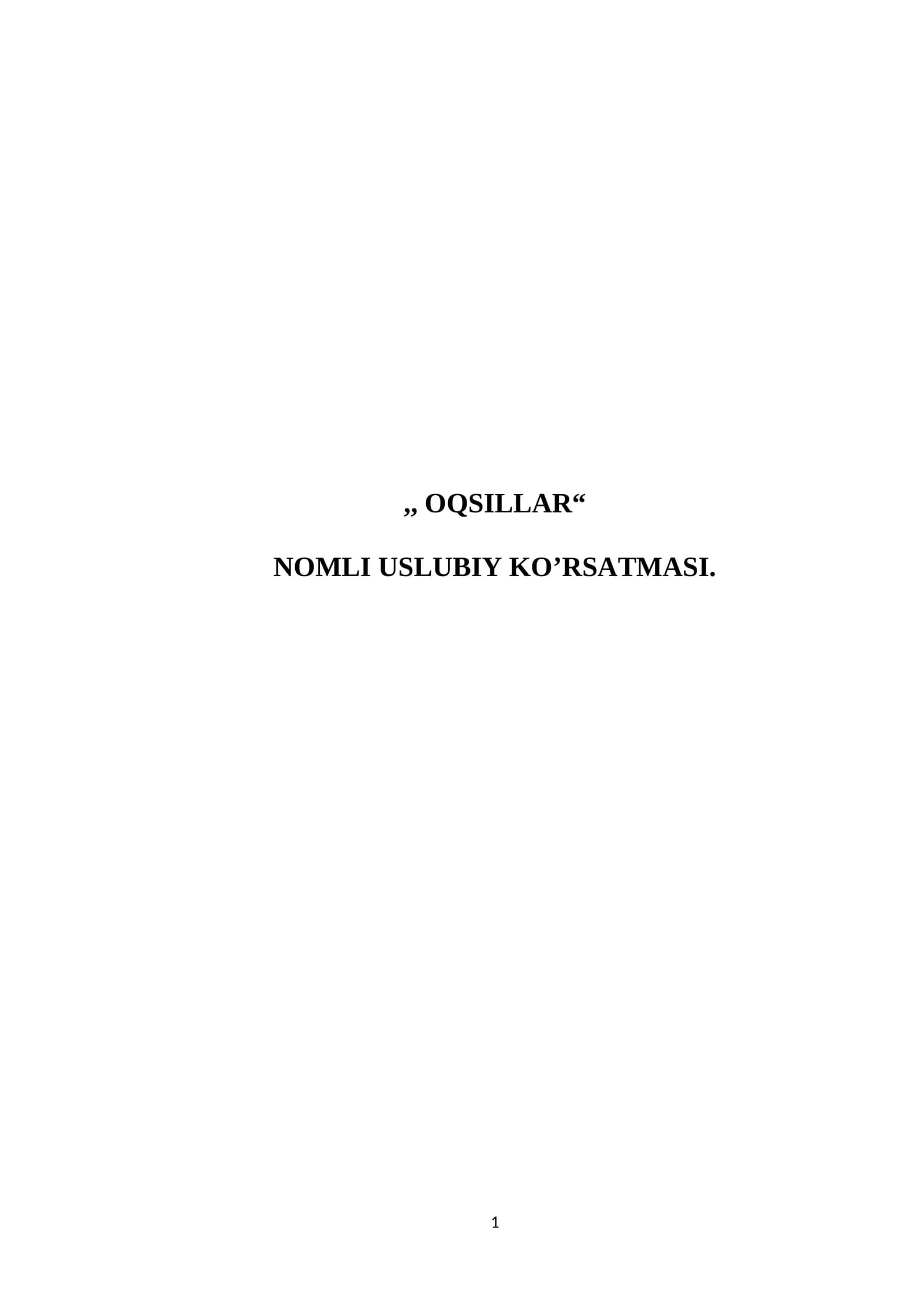 Oqsillar