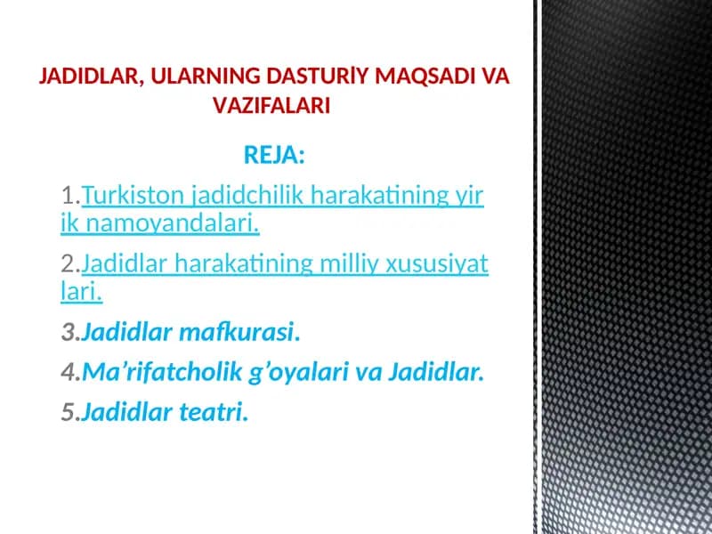 Jadidlar harakati