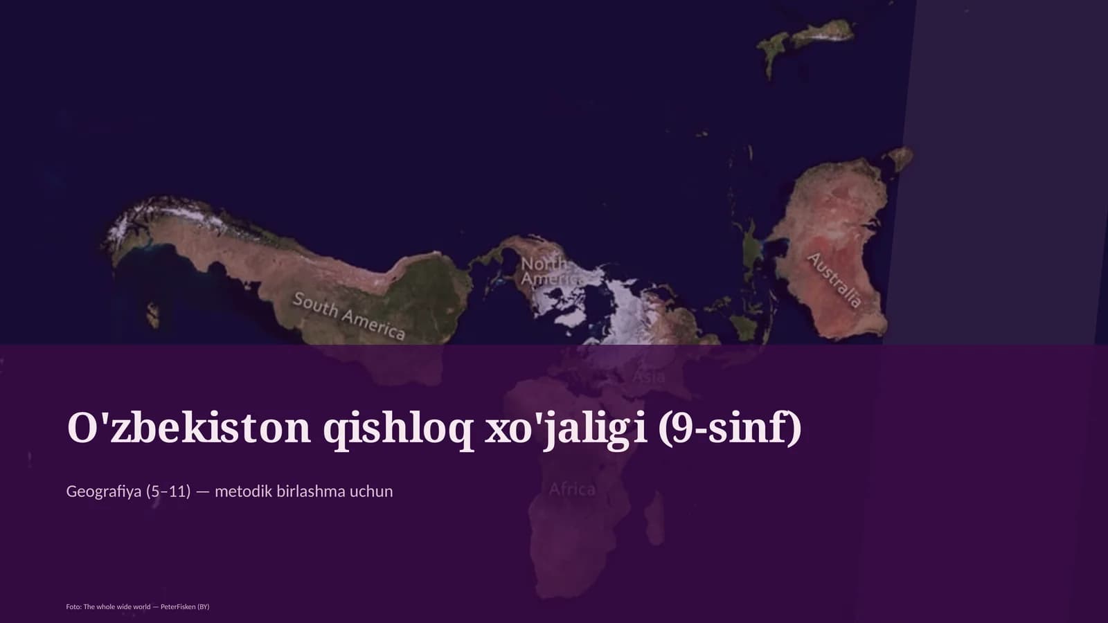 O'zbekiston qishloq xo'jaligi (9-sinf)