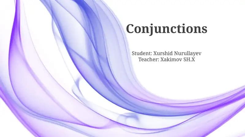 Mastering Conjunctions: Types and Usage