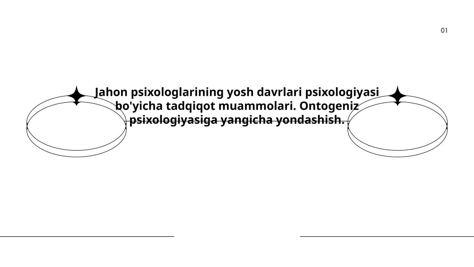 Ontogenezda yosh davrlarining roli