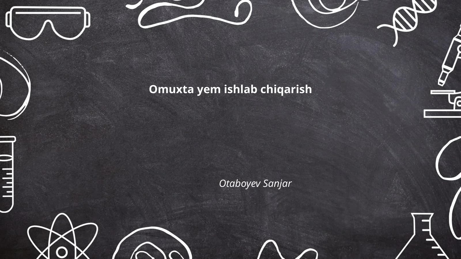 Omuxta yem ishlab chiqarish