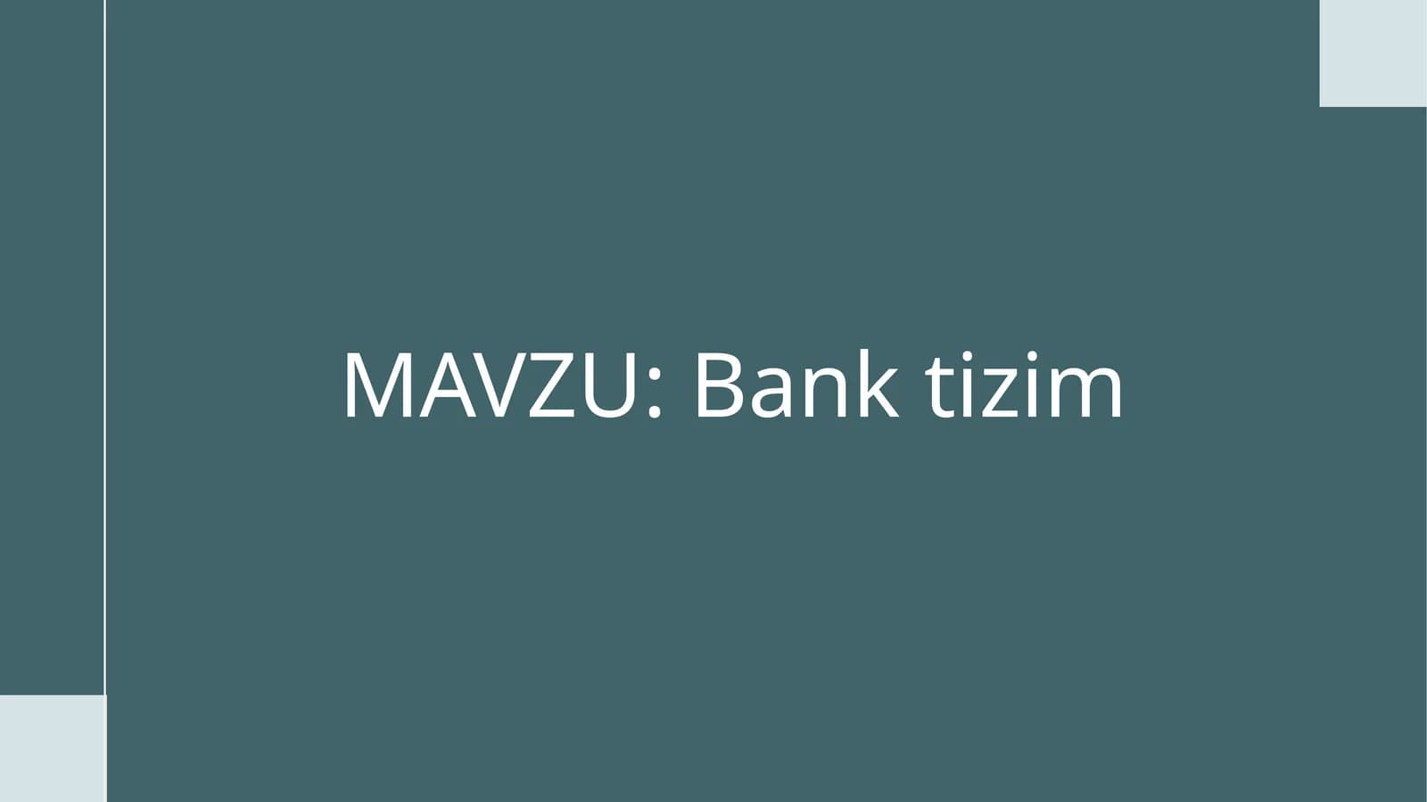Banktizim