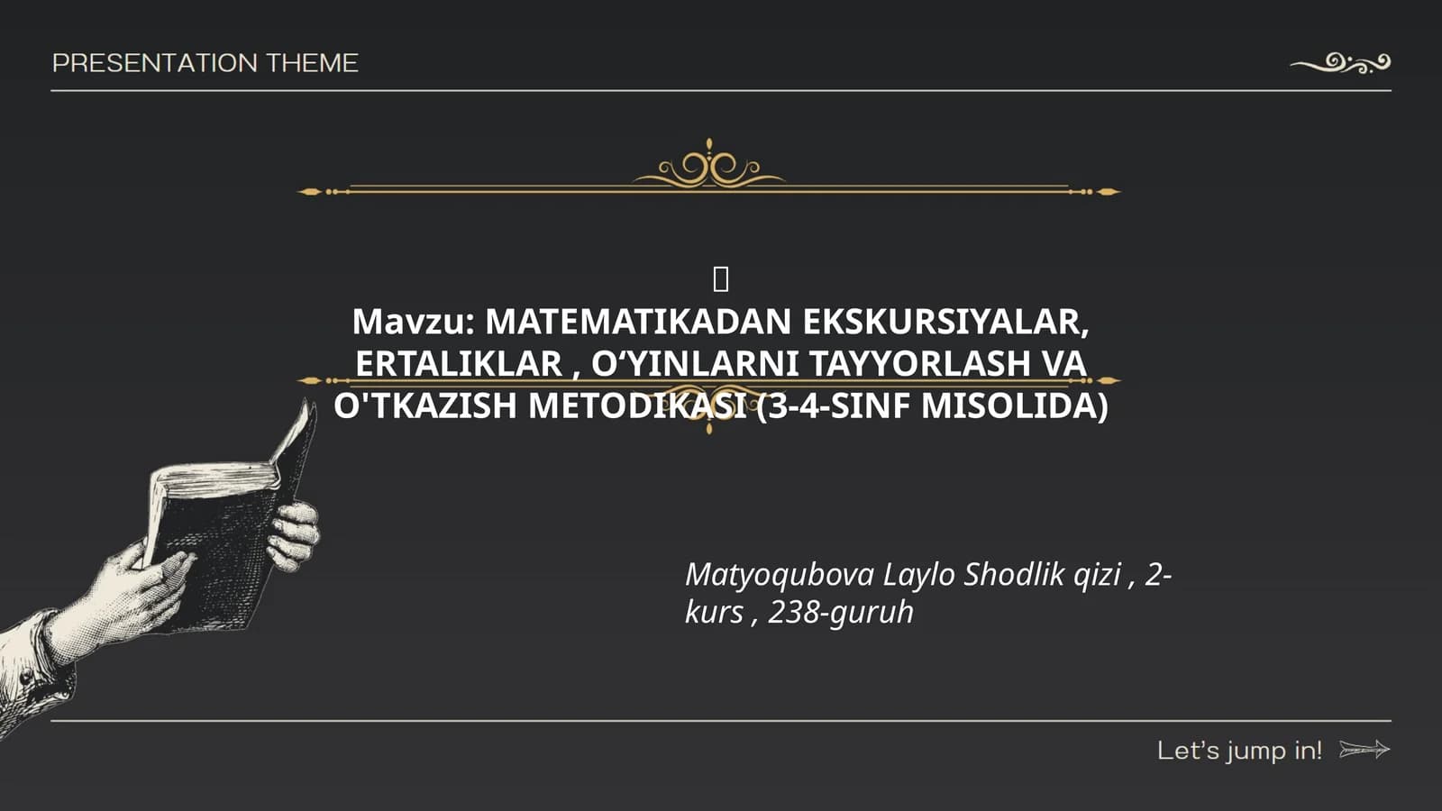 MATEMATIKADAN EKSKURSIYALAR, ERTALIKLAR, O‘YINLARNI TAYYORLASH VA O'TKAZISH METODIKASI (3-4-SINF MISOLIDA)
