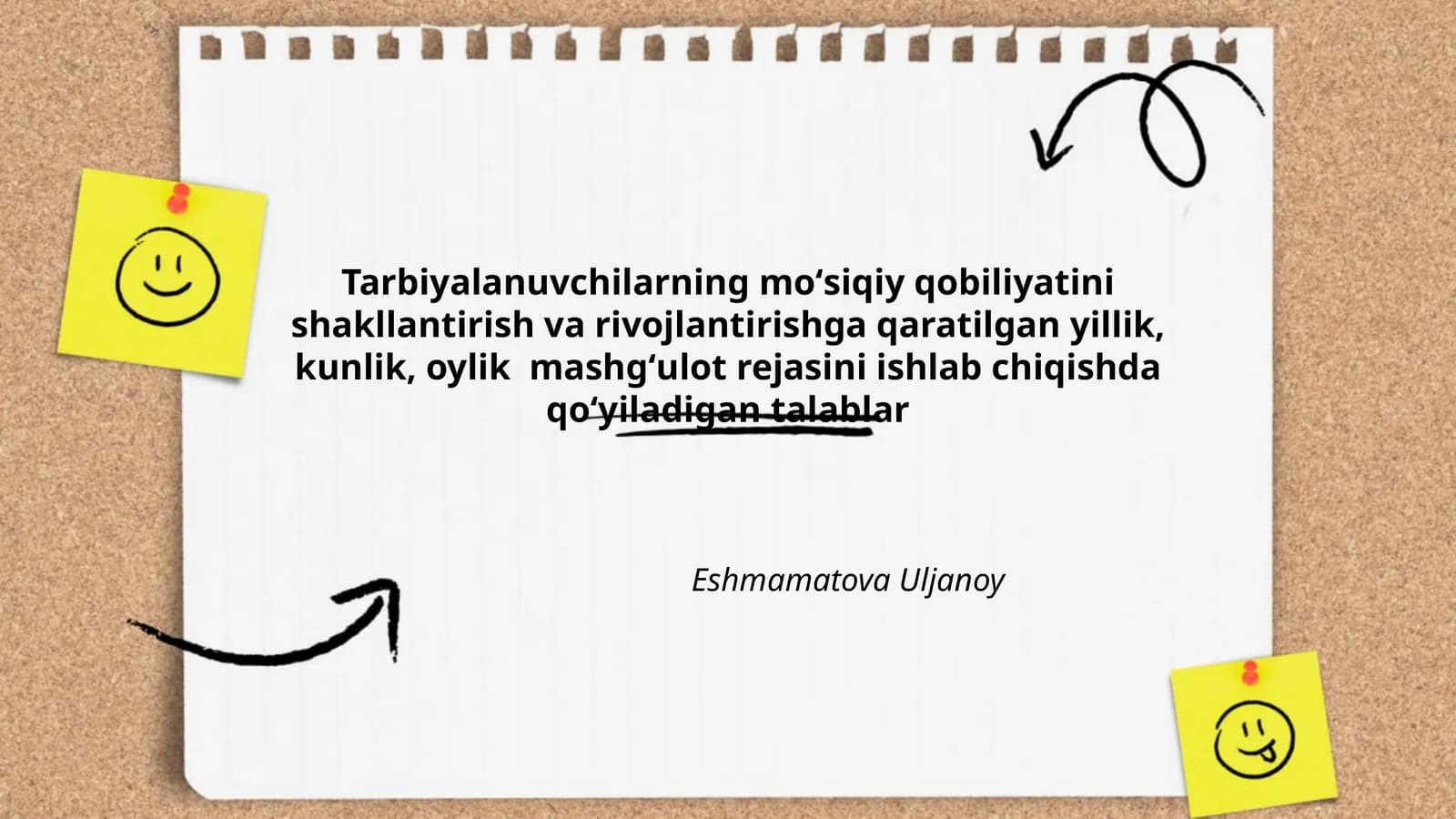 Moʻsiqiy qobiliyatini rivojlantirish