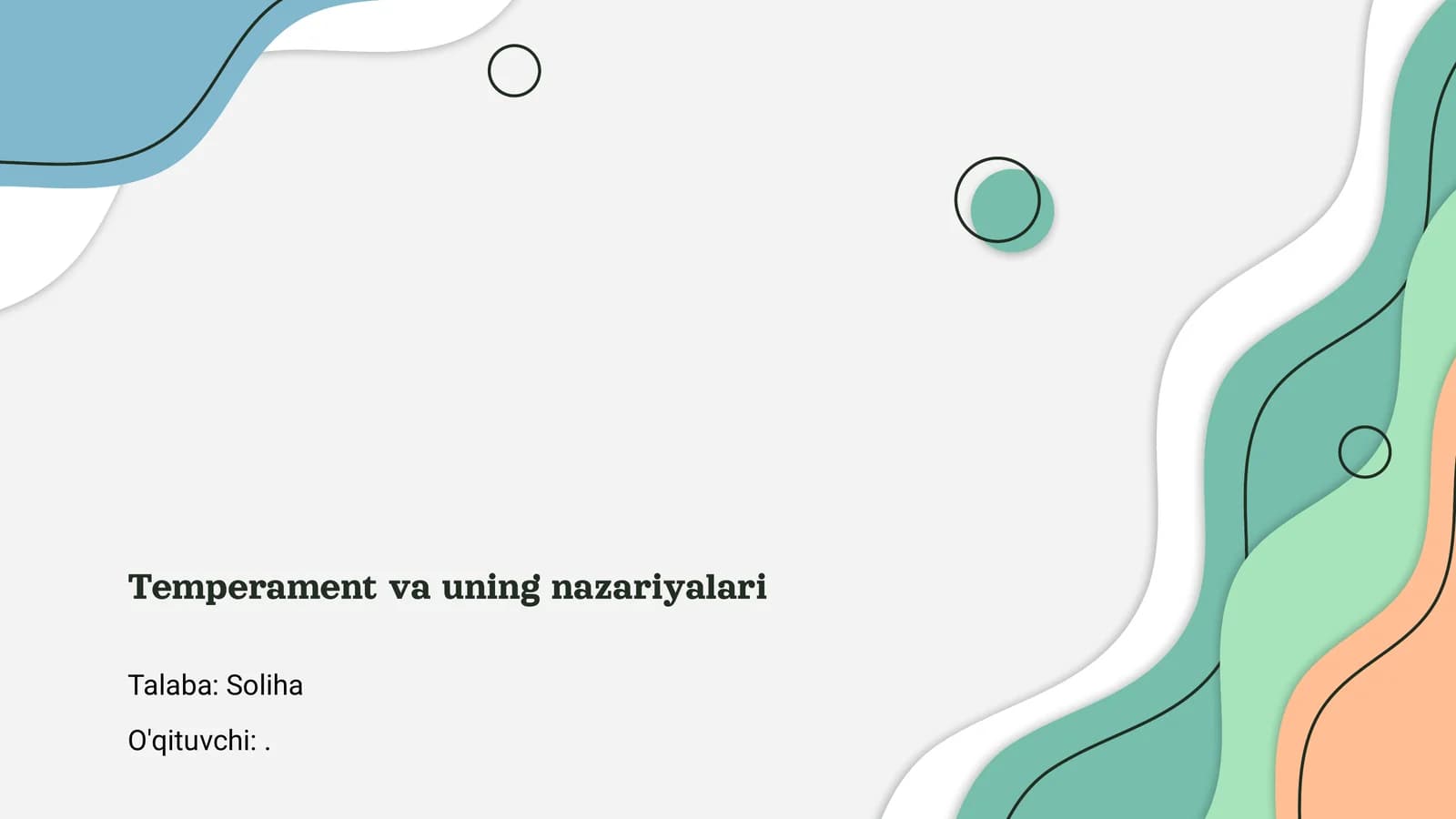 Temperament va uning nazariyalari