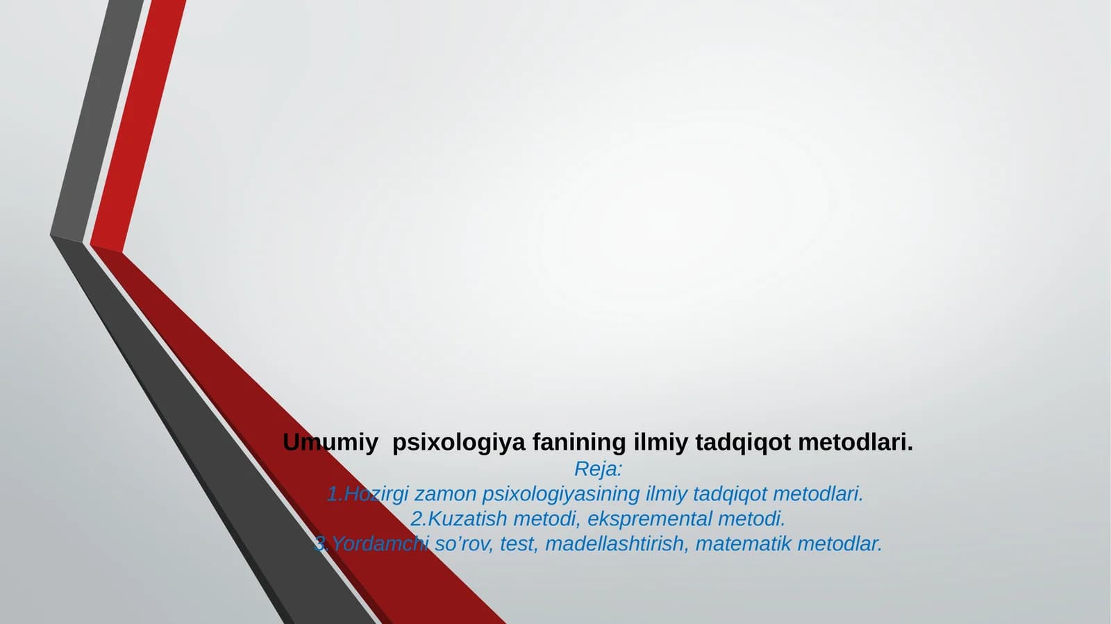 Tadqiqot metodlari