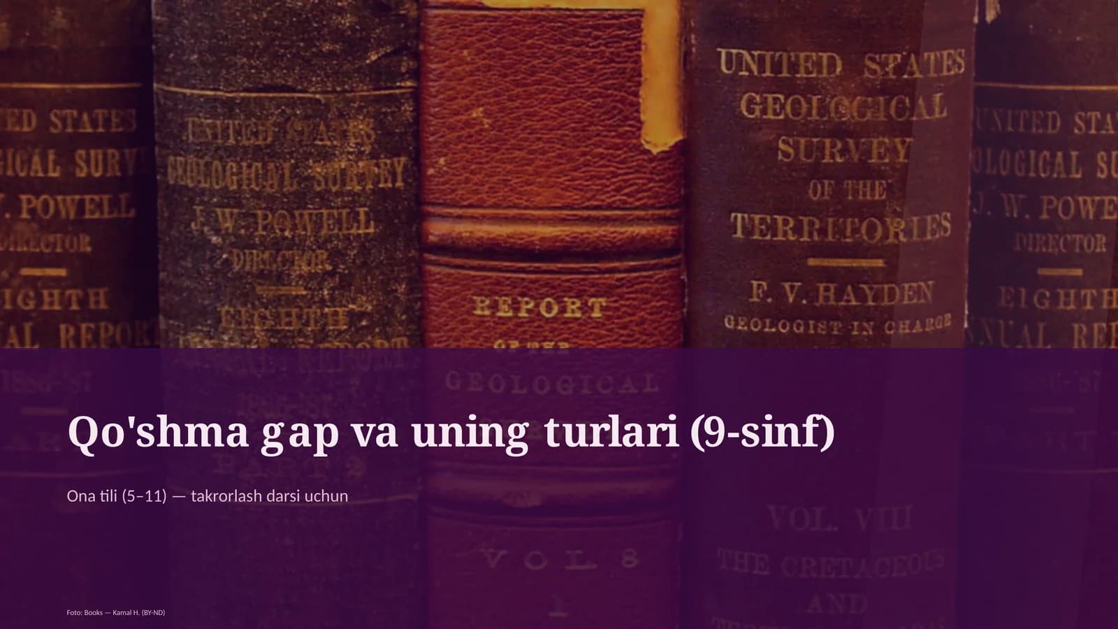 Qo'shma gap va uning turlari (9-sinf)
