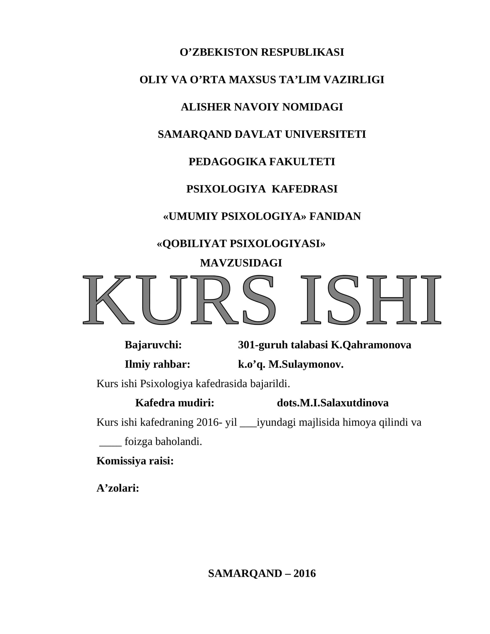 QOBILIYAT PSIXOLOGIYASI