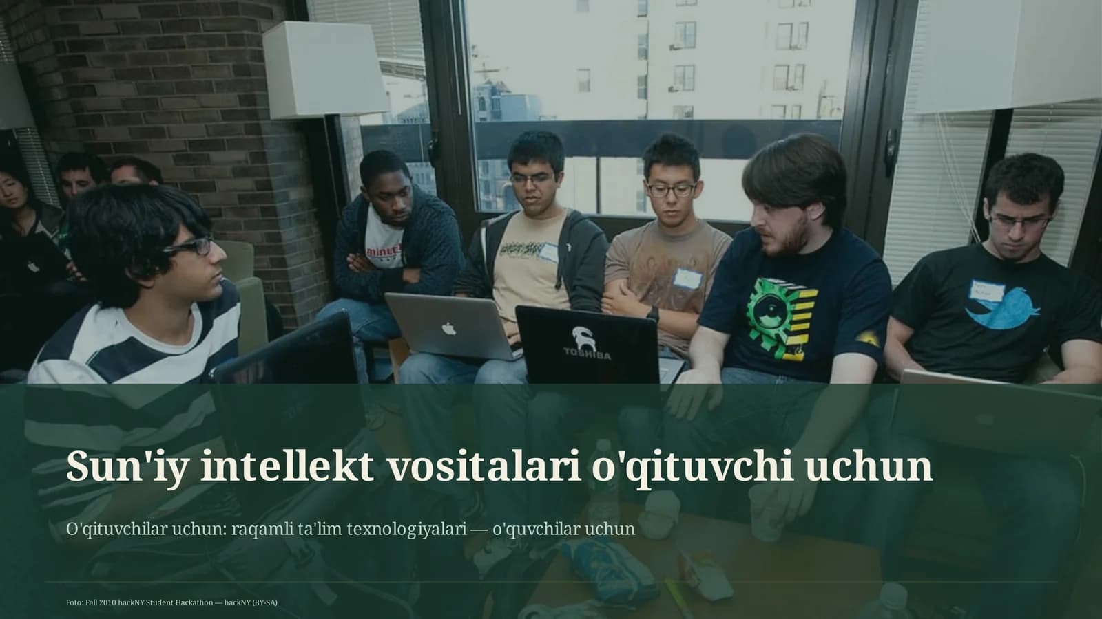 Sun'iy intellekt vositalari o'qituvchi uchun