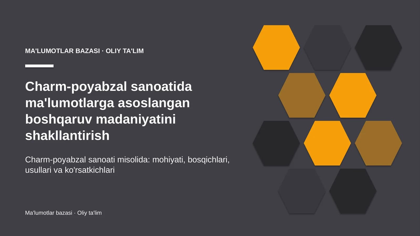 charm poyabzal sanoatida ma'lumotlarga asoslangan boshqaruv madaniyatini shakllantirish 9740