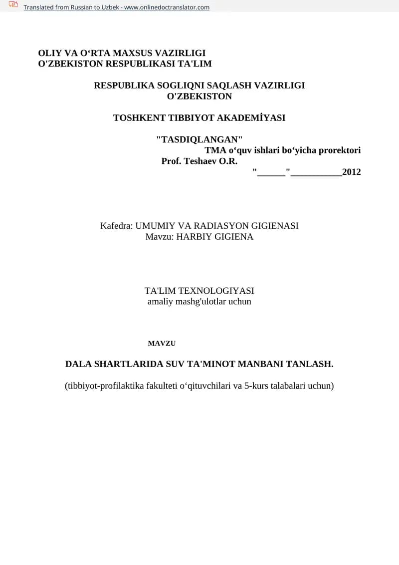 AMALIY TA'LIM TEXNOLOGIYASI MODELI