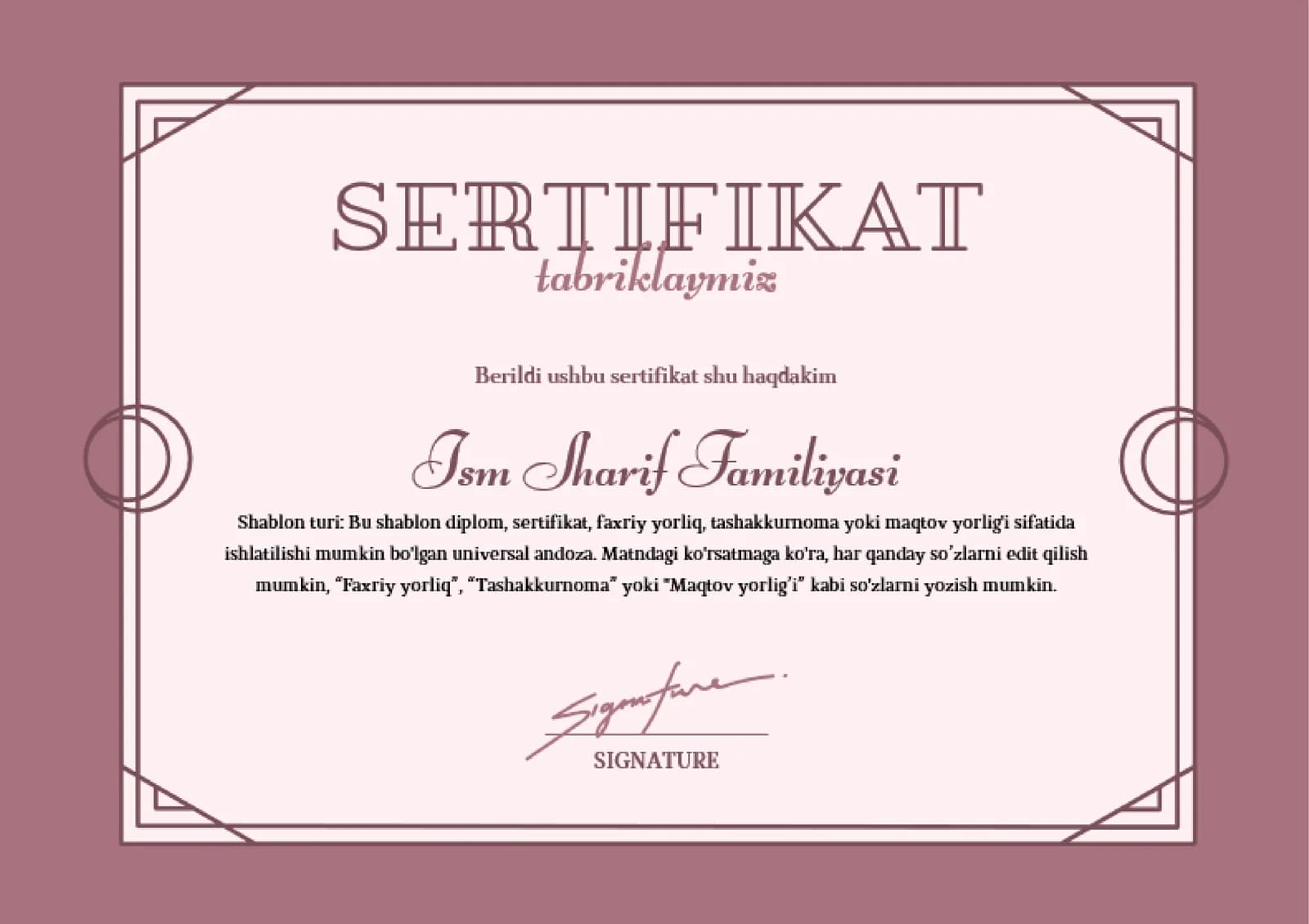 SERTIFIKAT