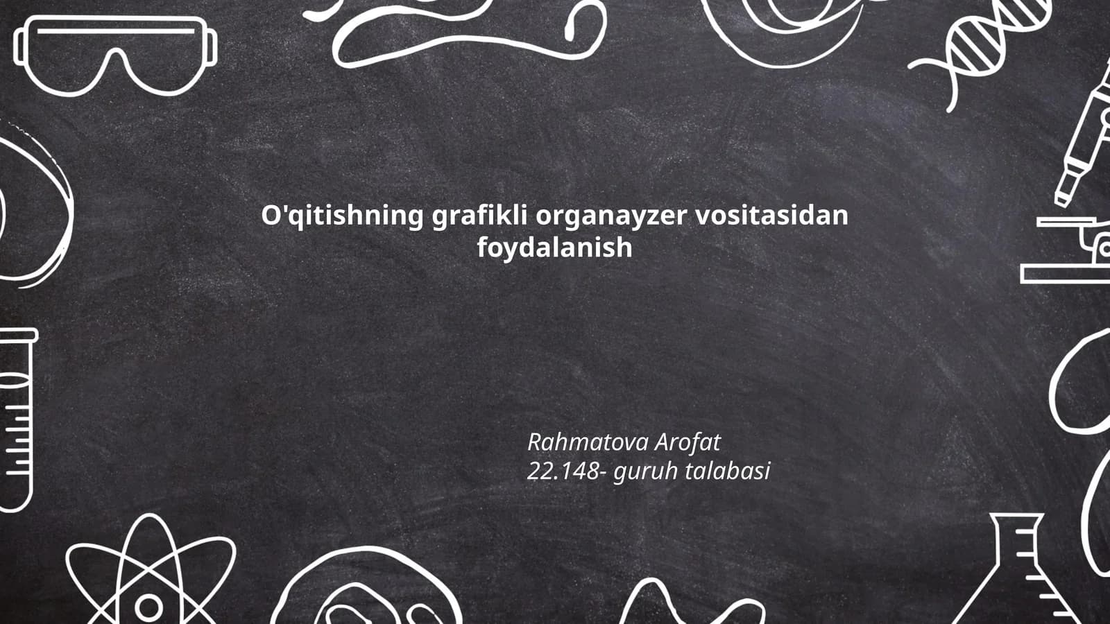 Grafikli organayzerlar foydalanish metodikasi