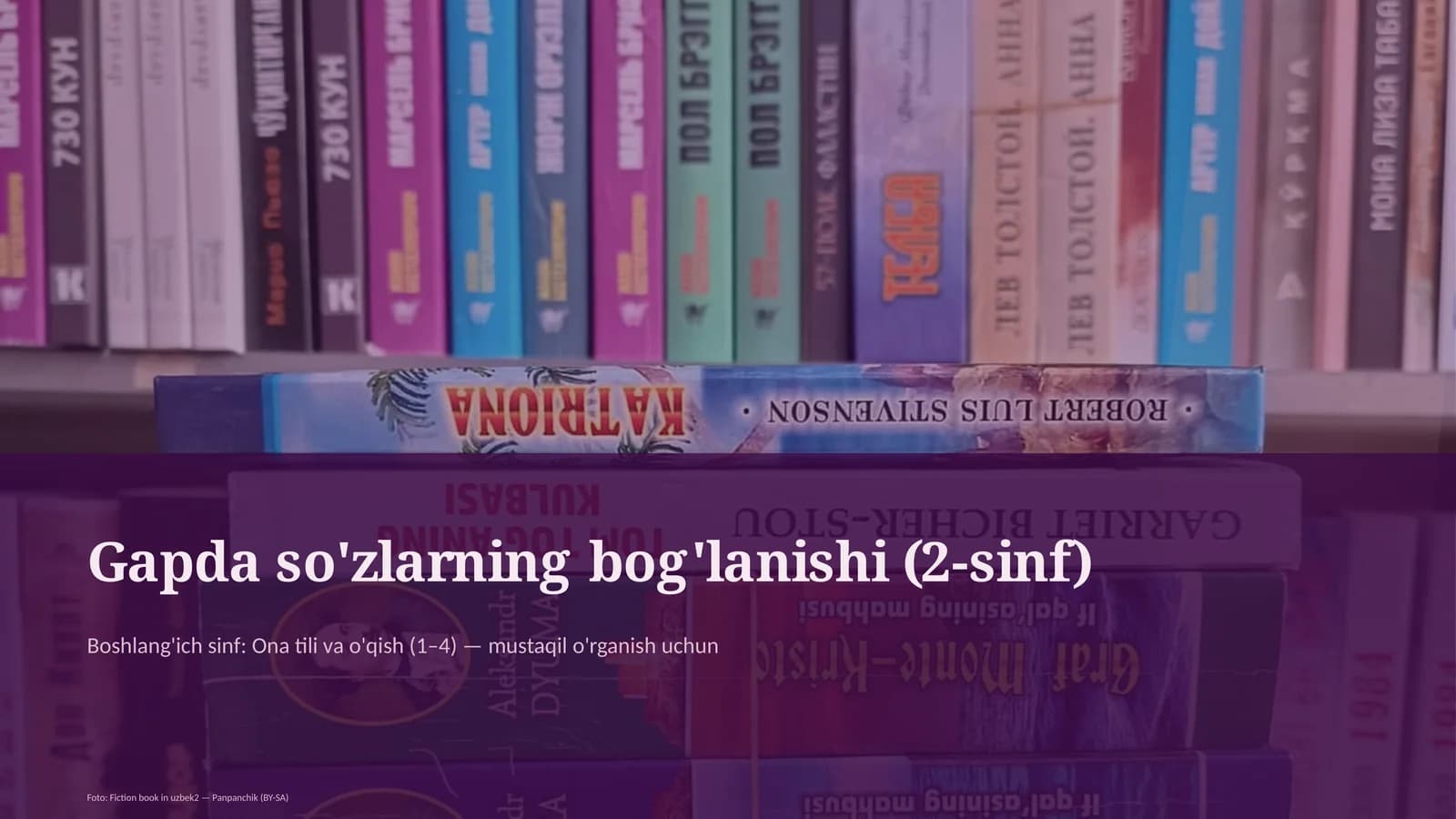 Gapda so'zlarning bog'lanishi (2-sinf)